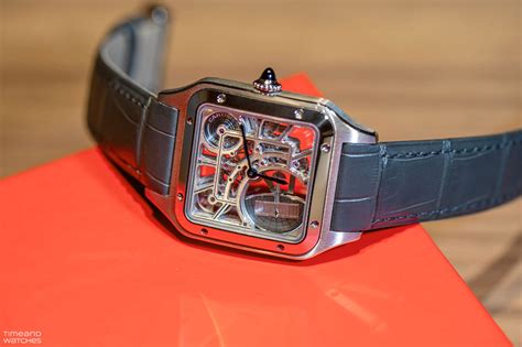 replica cartier santos 100|cartier santos dumont skeleton watch.